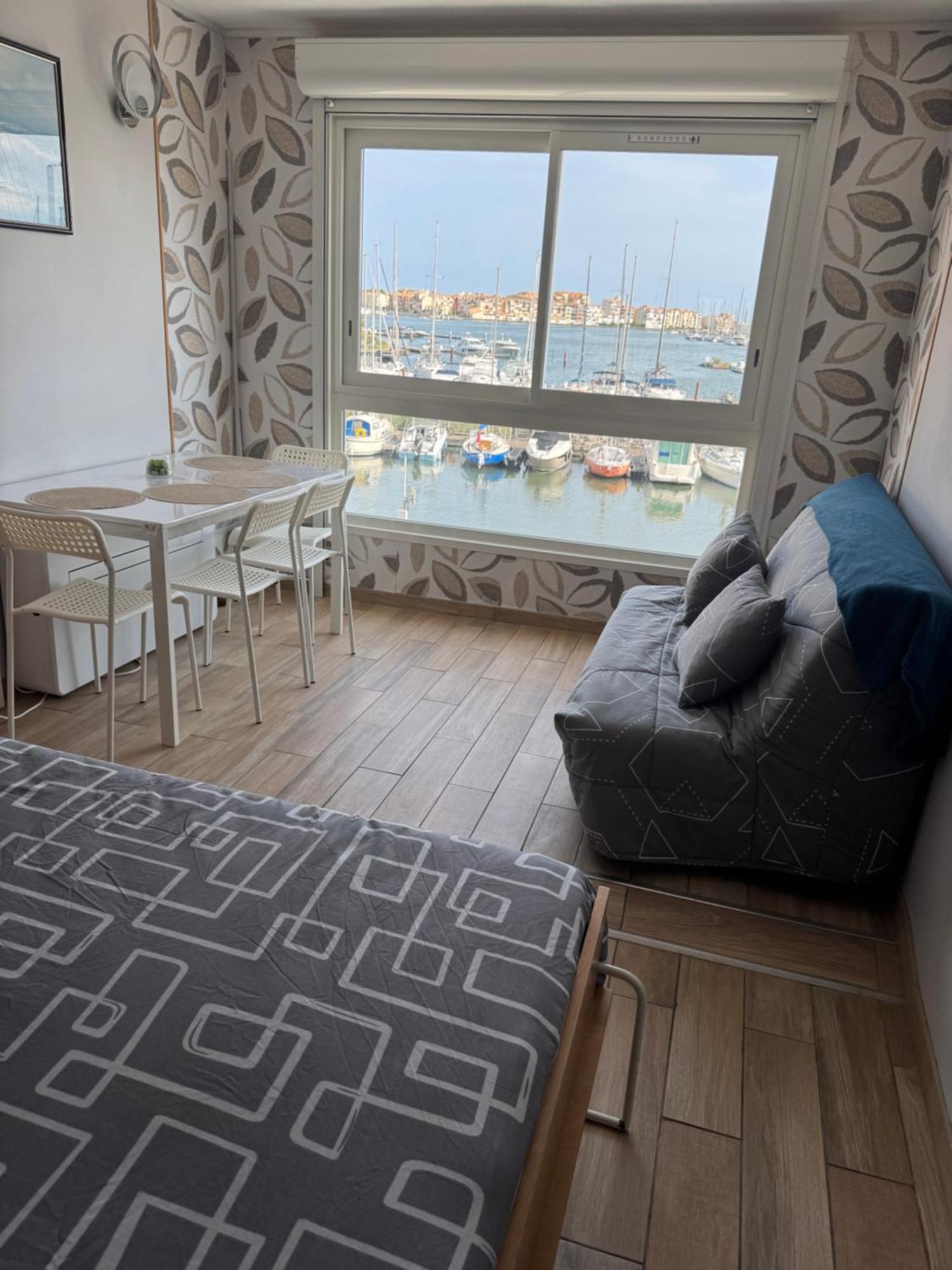 Studio Cosy Climatise Vue Sur Port Agde Bagian luar foto